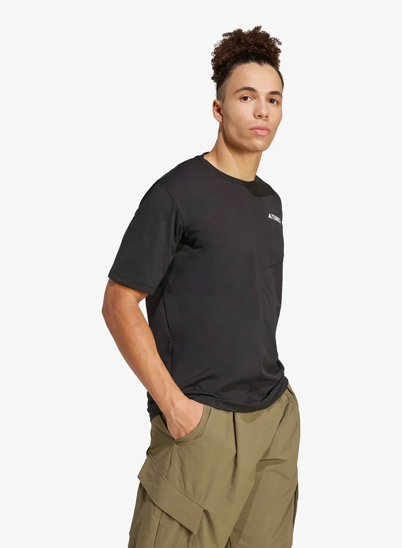 Adidas BLACK Terrex Multi Climacool T-Shirt for Men | Best Price UAE