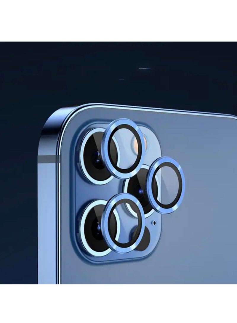 Anti-scratch Tempered Glass Camera Cover For iPhone13 Pro Max / 13 Pro (Sky Blue)  - Image 2