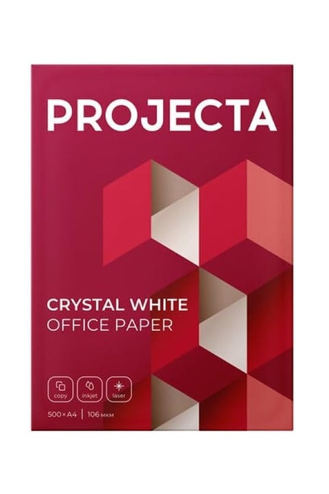 ورق طباعة بروجكتا عالي الجودة 80 جرام ابيض مقاس A4