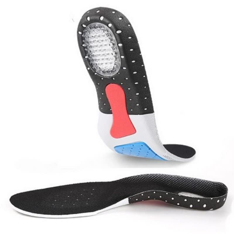 VINSU Shoe Insoles Comfortable Insoles Supports Heel & Arch Absorbs Foot Sweat & Moisture Ultra Soft Cushioned Lightweight Durable Washable Pads for Men & Women (Silicone Gel Insole) - Image 1