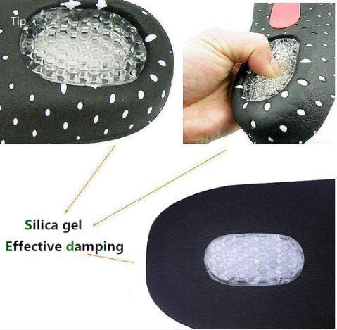 VINSU Shoe Insoles Comfortable Insoles Supports Heel & Arch Absorbs Foot Sweat & Moisture Ultra Soft Cushioned Lightweight Durable Washable Pads for Men & Women (Silicone Gel Insole) - Image 2