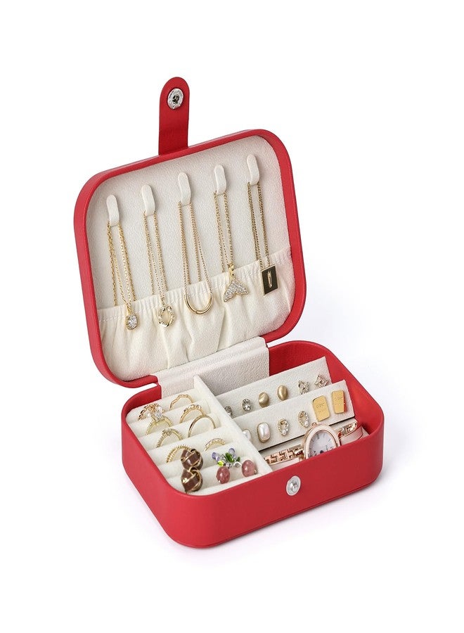 CASEGRACE Jewelry Box For Women Portable Travel Jewelry Case for Necklace Earring Rings Jewelry Holder Case Gift Box Girls - Image 1