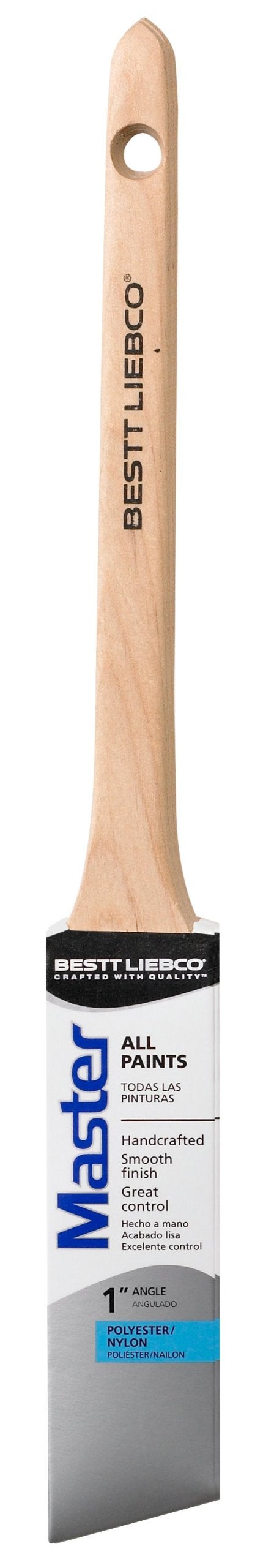 Bestt Liebco 552564100 Master PolyesterNylon Thin Angle Sash Brush 1 in