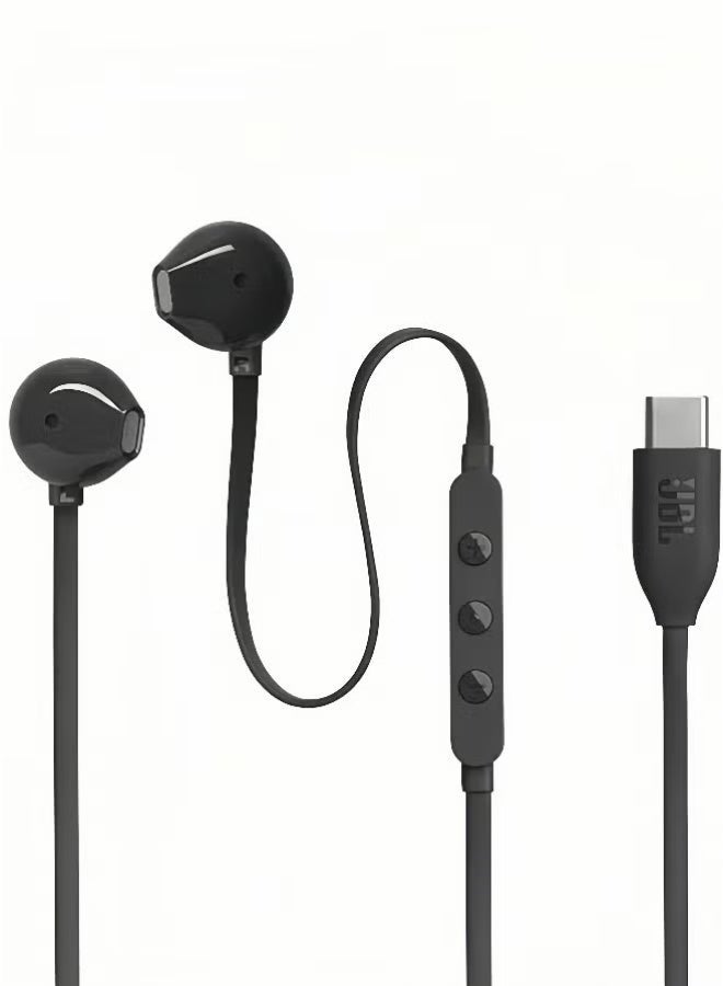 JBL Tune 305C USB-C Wired Hi-Res In-Ear Headphones Black - Image 5
