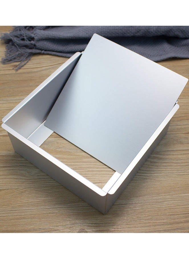 HOMESTAR Square Pan for Brownie Cake Size 10 Inches with Removable Bottom  - Image 3
