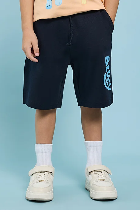 أر أند بي Bluey Print Shorts with Drawstring Waist