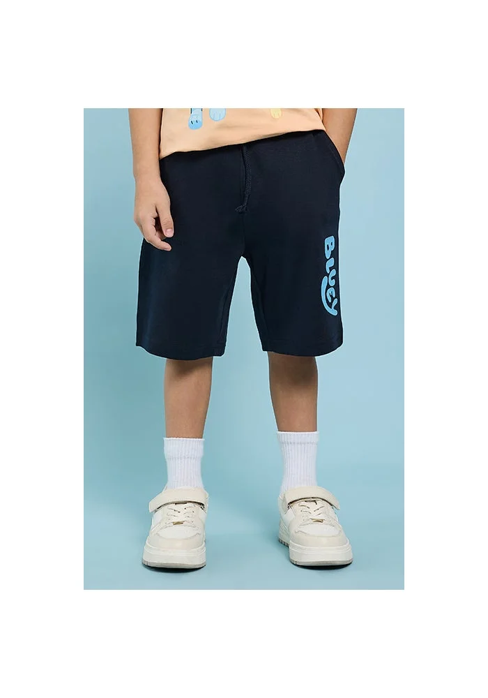 أر أند بي Bluey Print Shorts with Drawstring Waist