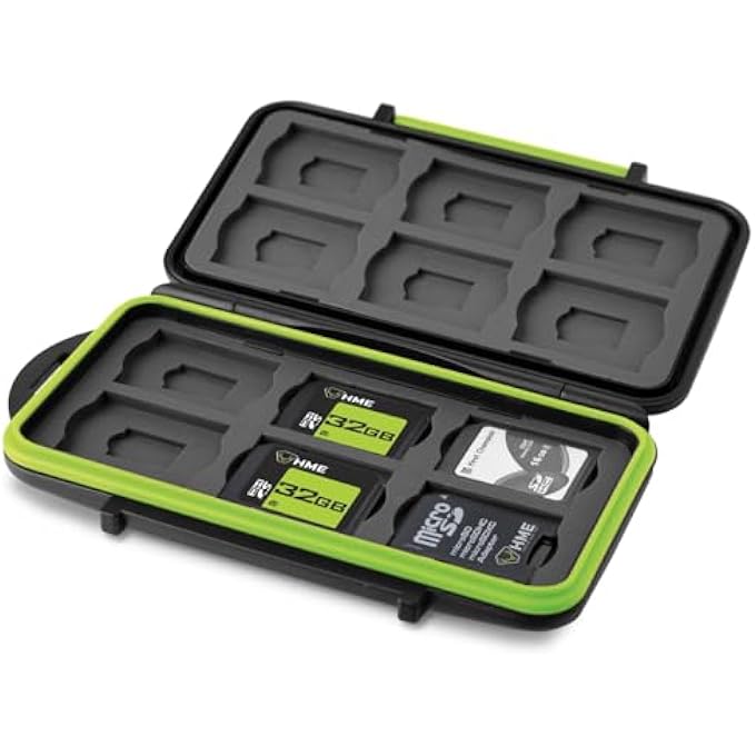 HME MEMORY CARD STORAGE CASE, BLACK, ONE SIZE - Image 2