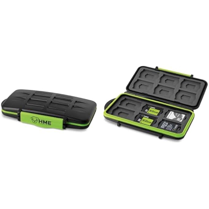 HME MEMORY CARD STORAGE CASE, BLACK, ONE SIZE - Image 3