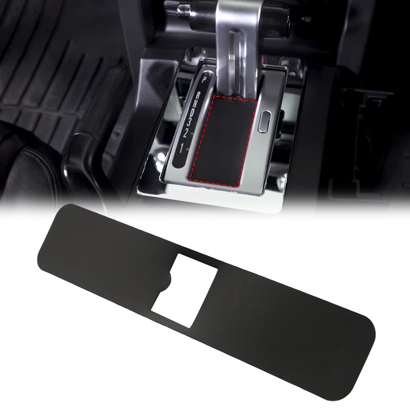 JDMON Compatible With Auto Shifter Trim Blind Cover for Ford Mustang 2006-2009 - Automatic Protective Panel Shutter - Image 1