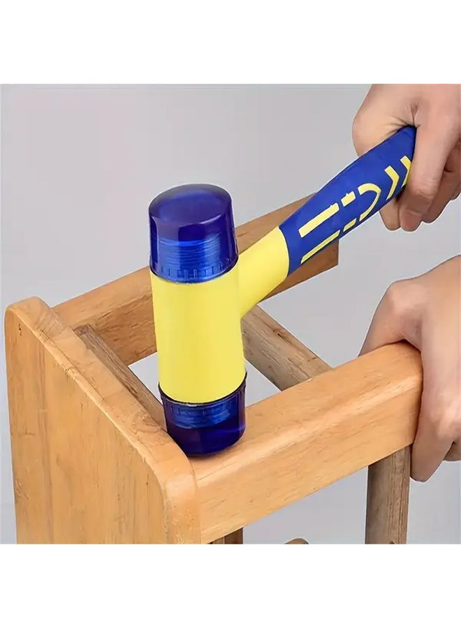 Blue 25mm Detachable Rubber Mallet For Doors Windows Tile Installation - Image 5