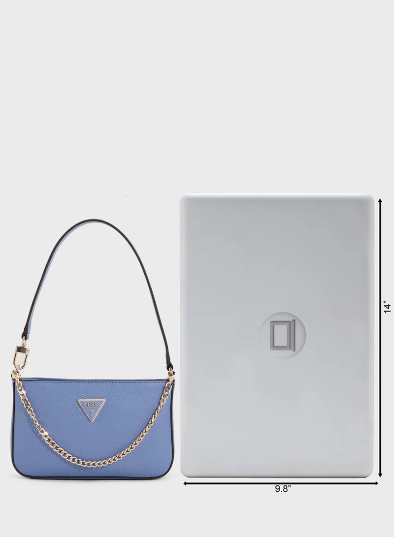 GUESS Noelle Mini Top Zip Shoulder