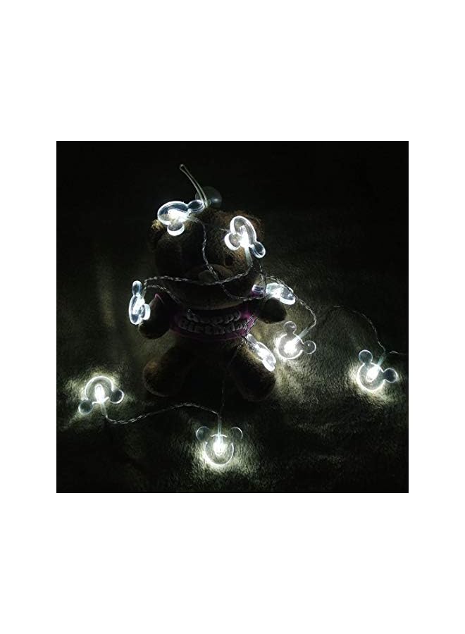 1.65m 10LEDs Decorative Cartoon Animal Mouse Night Mood Light Romantic Lamp for Home Indoor Bedroom Party Festival Décor(White) - Image 4
