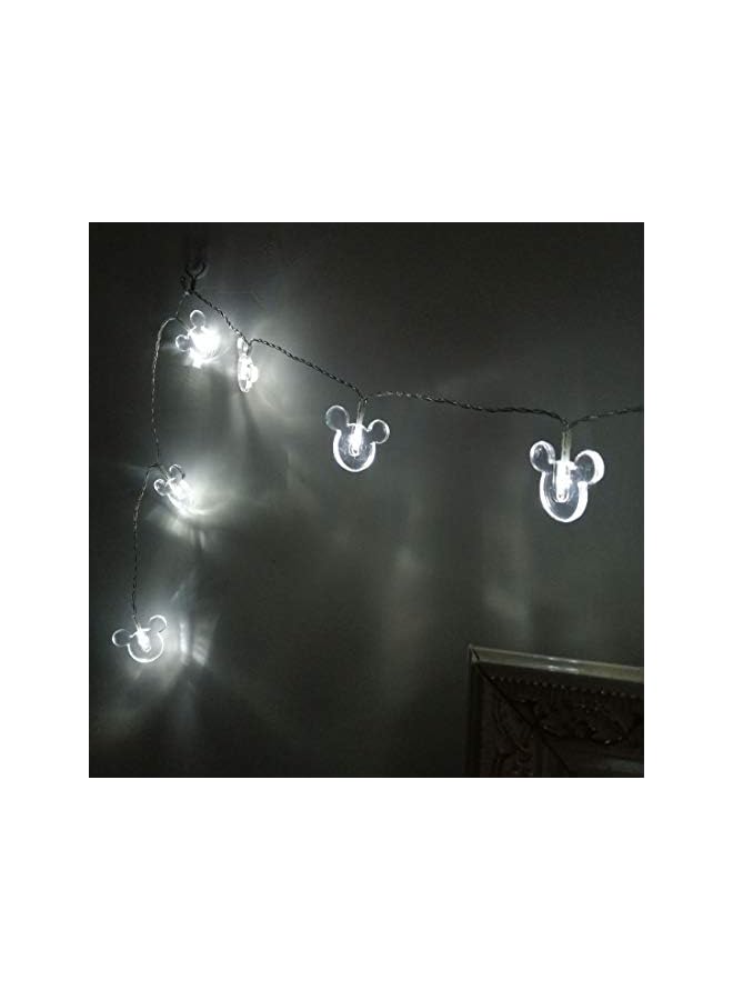 1.65m 10LEDs Decorative Cartoon Animal Mouse Night Mood Light Romantic Lamp for Home Indoor Bedroom Party Festival Décor(White) - Image 5