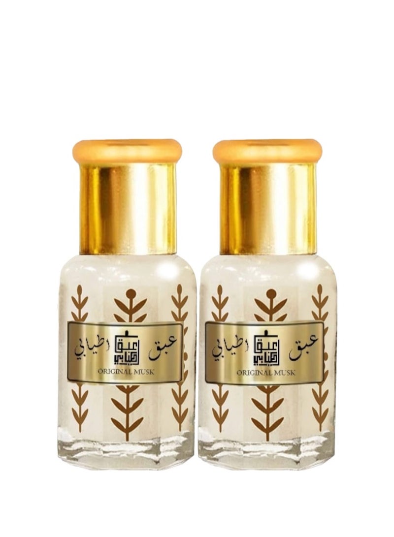 ABAQ ATYABI Purity musk concentrate, two pieces in 6 ml  - Image 1