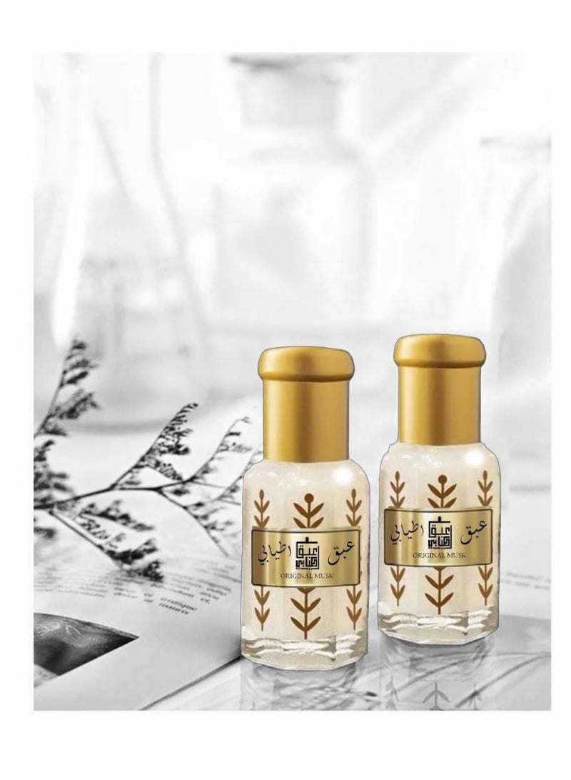 ABAQ ATYABI Purity musk concentrate, two pieces in 6 ml  - Image 2