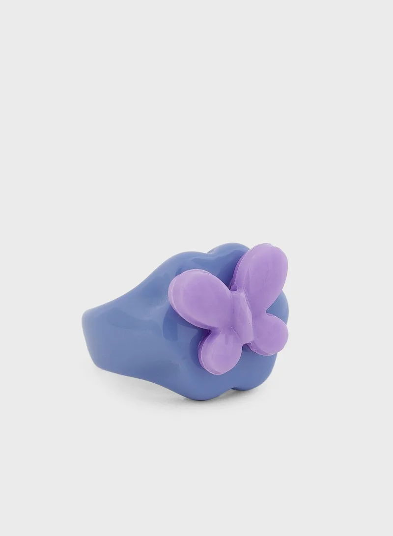 Ginger Butterfly Ring