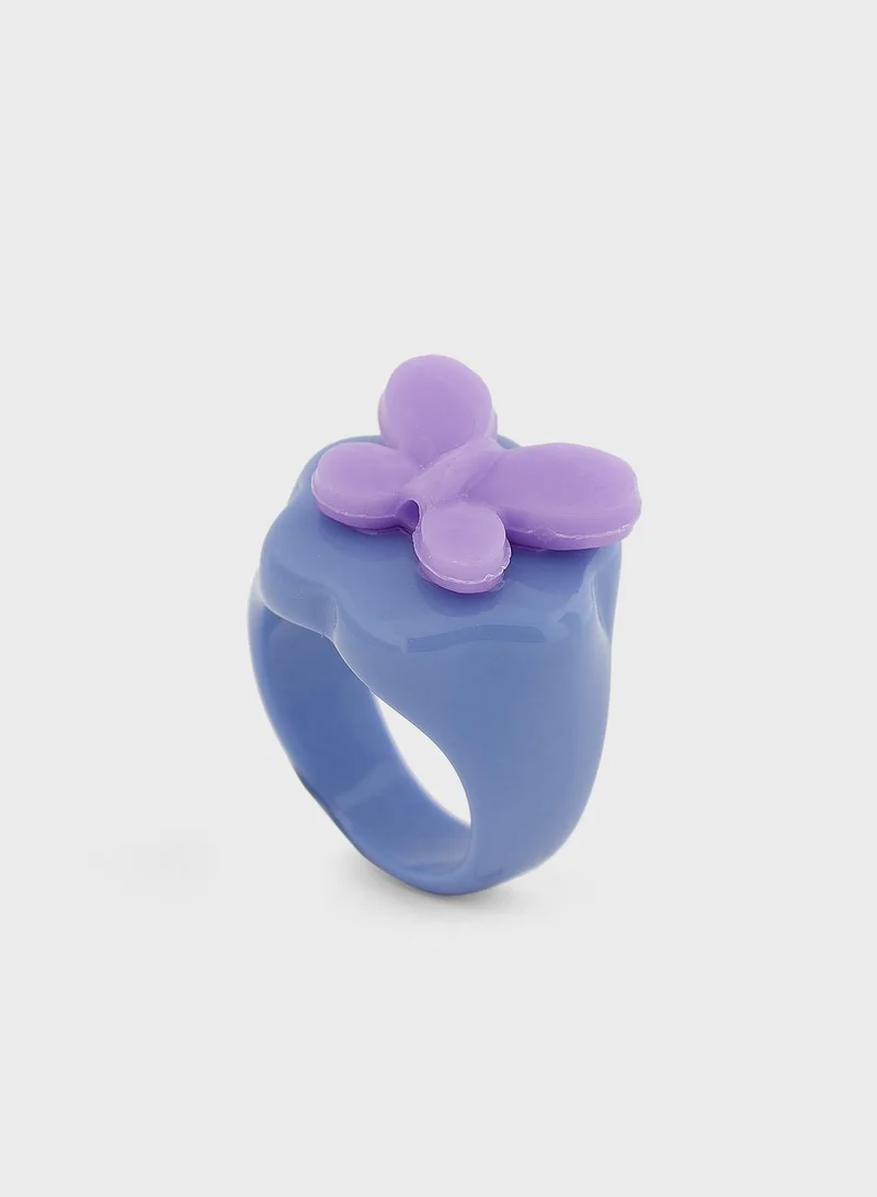 Ginger Butterfly Ring