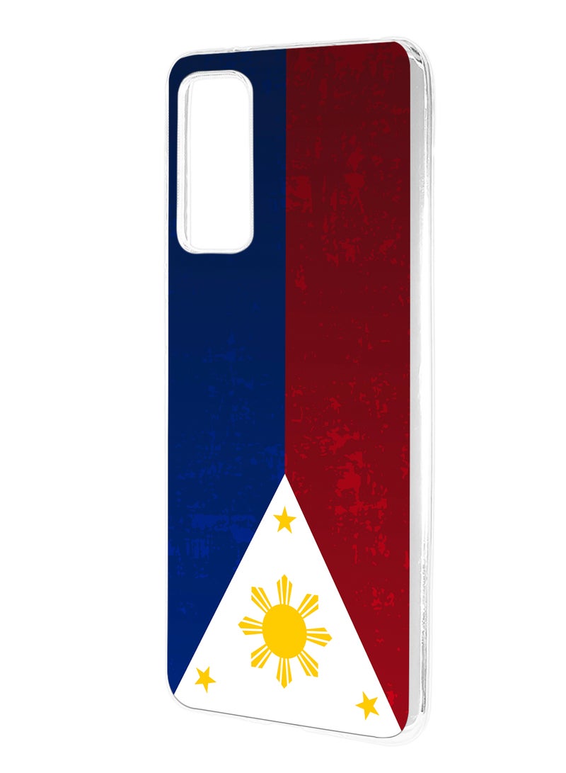 MOBILIUS for Galaxy S20 FE Case, Shockproof Protective Phone Case Cover for Galaxy S20 FE, with Flag of the Philippines Pattern - Image 1