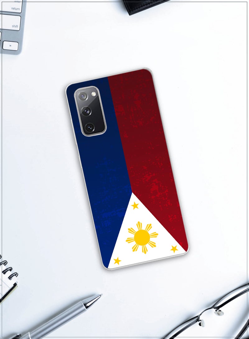 MOBILIUS for Galaxy S20 FE Case, Shockproof Protective Phone Case Cover for Galaxy S20 FE, with Flag of the Philippines Pattern - Image 4