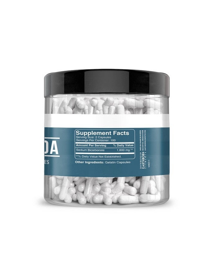earthborn elements Earthborn Elements Baking Soda Capsules, 200 Capsules, Sodium Bicarbonate  - Image 4
