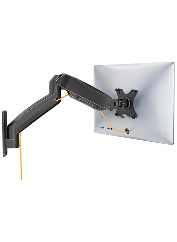 erorex OFFICE Wall Mounted Monitor Stand for 13-32 Inch Monitors| 8Kg Weight Capacity| Monitor Stand for Wall | Adjustable Metal Wall Monitor Mount | Pneumatic Adjustable Monitor Arm - Image 1