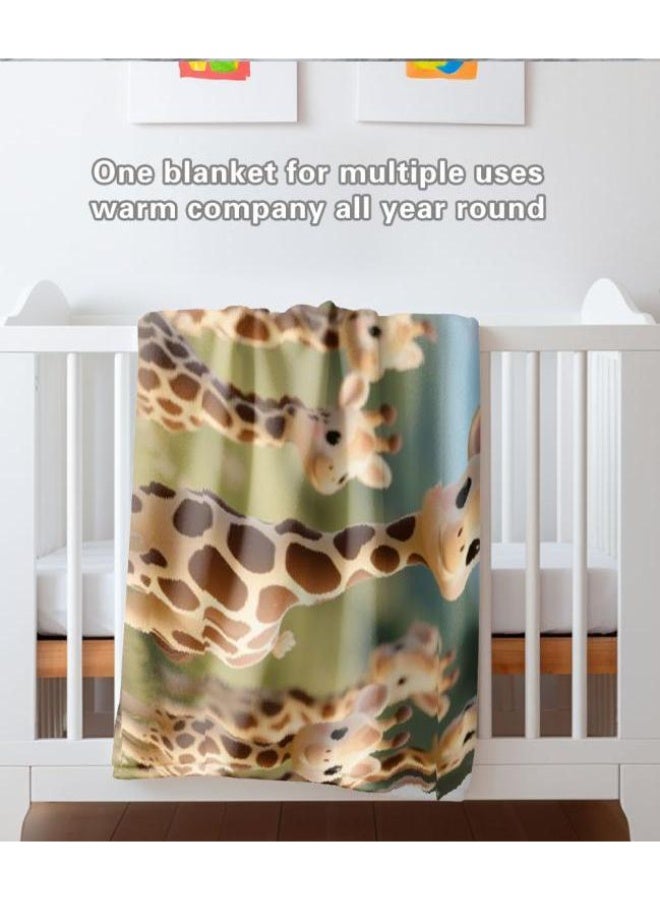 general Baby and children's cartoon flannel thin blanket (warm and comfortable, suitable for sleep, game use) 70cm*100cm - Image 3