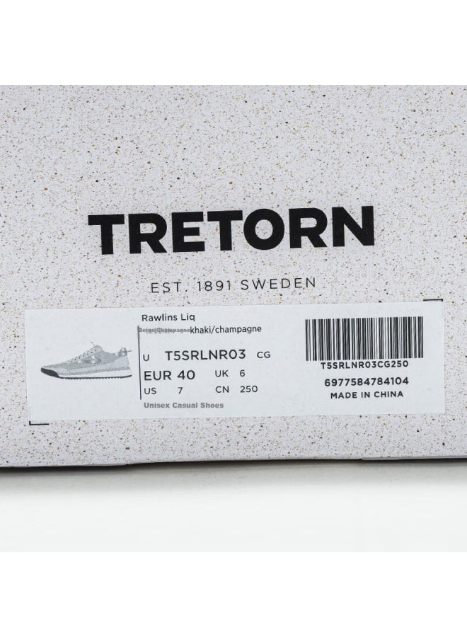 Tretorn أحذية تدريب كاجوال تنفسية تريترن يوني راولينز بيج/شمبانيا مقاس 37 - Image 4