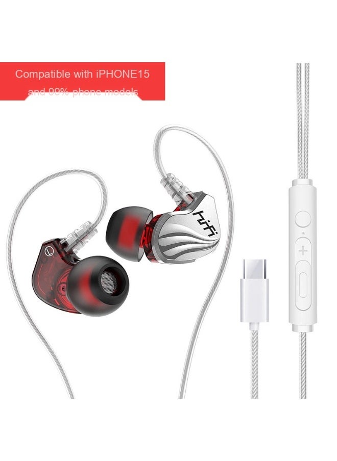 Generic - Wired Earphones with Heavy Bass for Gaming - Compatible with Apple, Honor, Samsung, Huawei Smartphones, 3.5mm Sports Headphones - Image 1