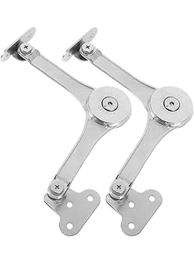 2Pcs Zinc Alloy Soft Close Cabinet Door Lift Stay Hinges for Kitchen Wardrobe Furniture - Image 1