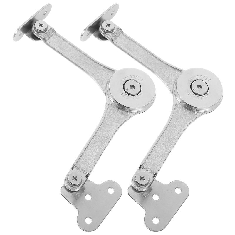 2Pcs Zinc Alloy Soft Close Cabinet Door Lift Stay Hinges for Kitchen Wardrobe Furniture - Image 2