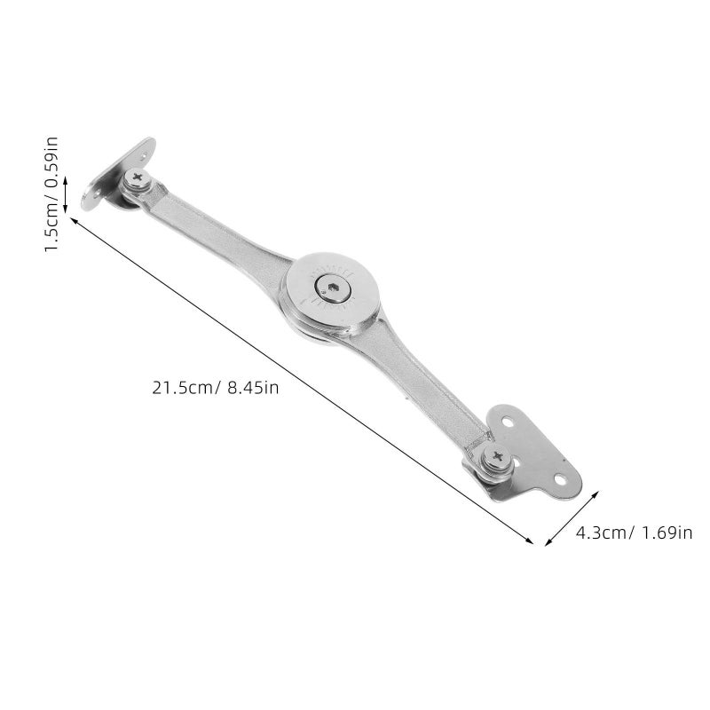 2Pcs Zinc Alloy Soft Close Cabinet Door Lift Stay Hinges for Kitchen Wardrobe Furniture - Image 3