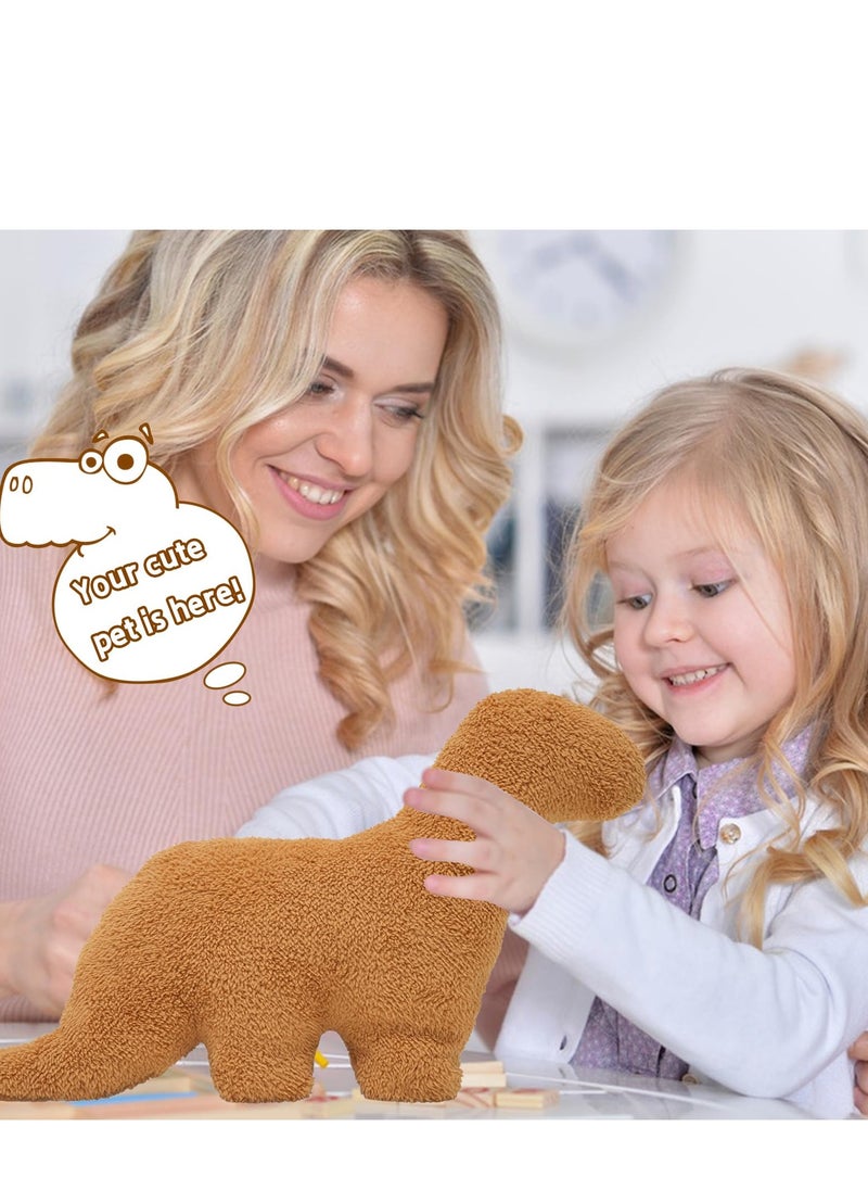 MIXDE Dino Nugget Plush,Dino Nugget Pillow Stuffed Toy, Funny Dino Chicken Nuggets Pillow Gifts for Kids Adults Girlfriend Birthday  - Image 3