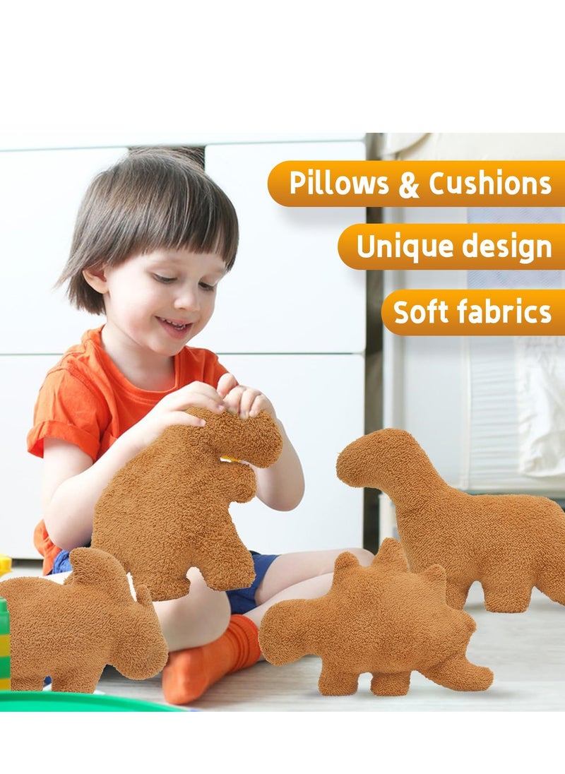 MIXDE Dino Nugget Plush,Dino Nugget Pillow Stuffed Toy, Funny Dino Chicken Nuggets Pillow Gifts for Kids Adults Girlfriend Birthday  - Image 5