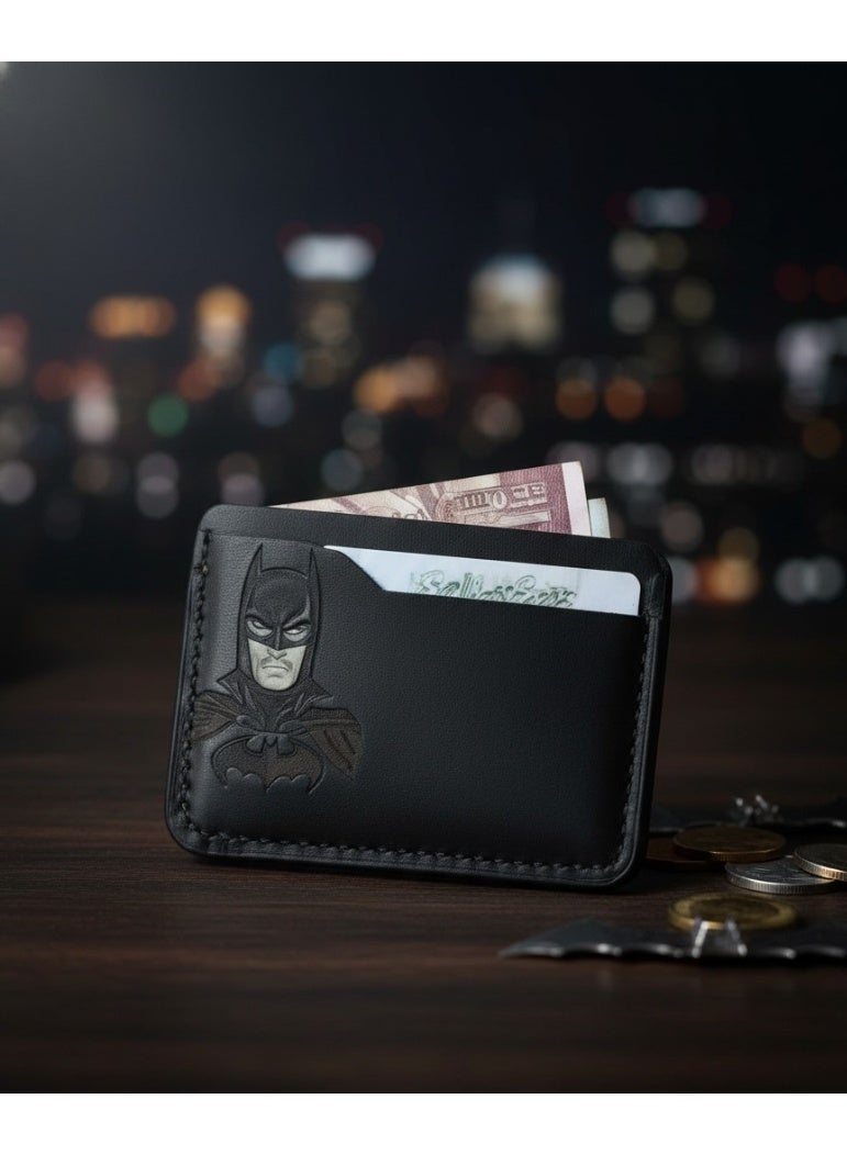 Batman-themed card and cash wallet - black - (2 pieces) - Image 2