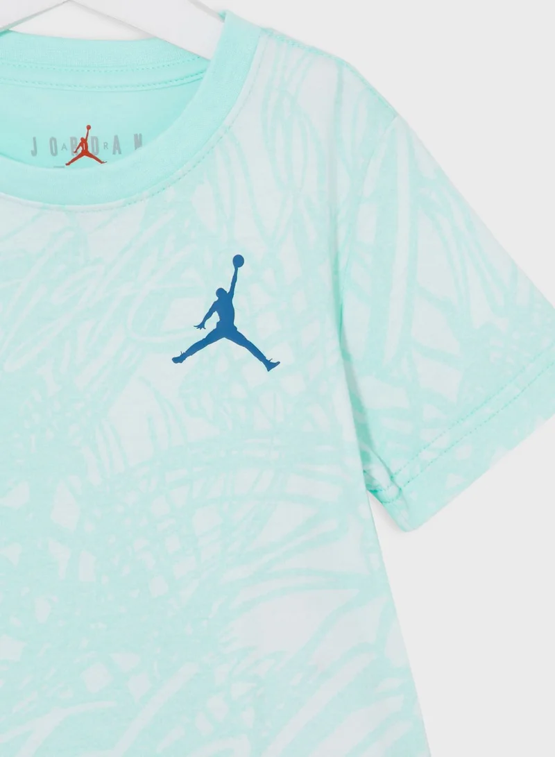 Jordan Youth Jordan Flight All Over Printed T-Shirt