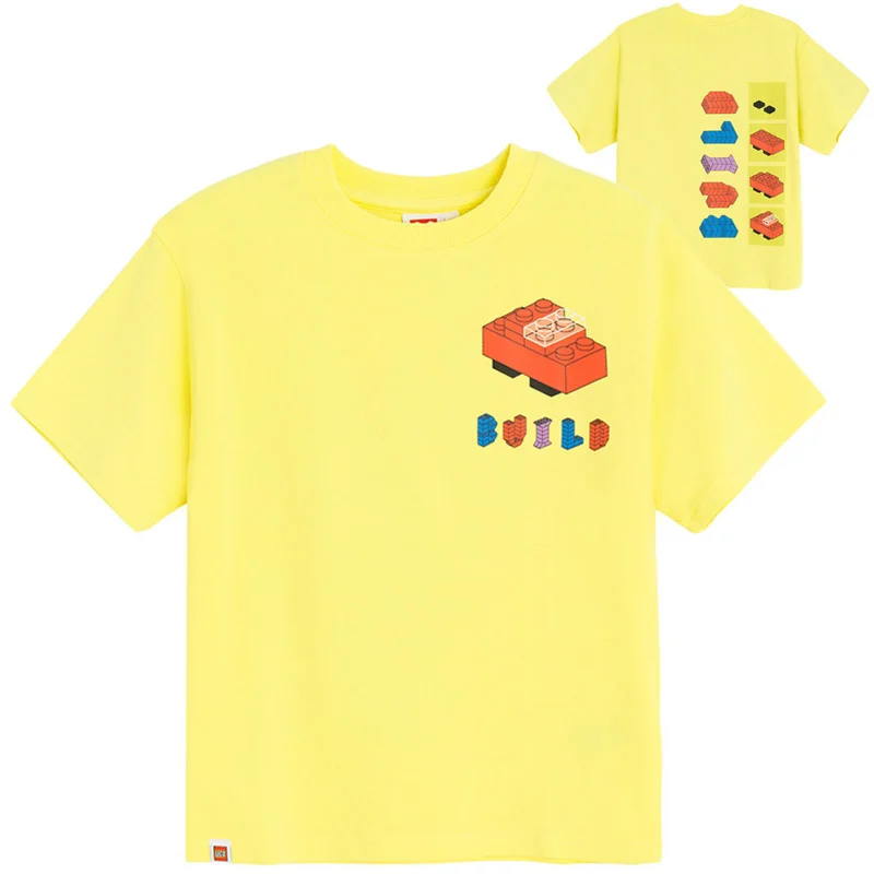Cool Club by SMYK YELLOW COTTON T-SHIRT S/S