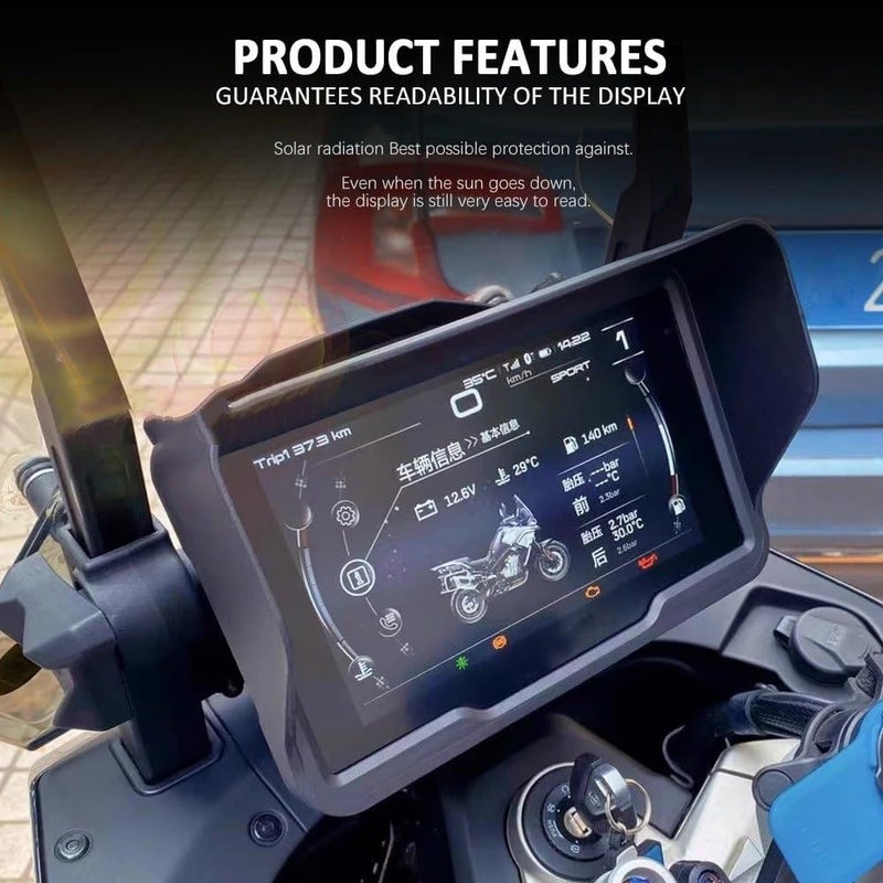 Wivplex Motorcycle Instrument Panel Cover for CFMOTO 800MT - Image 5