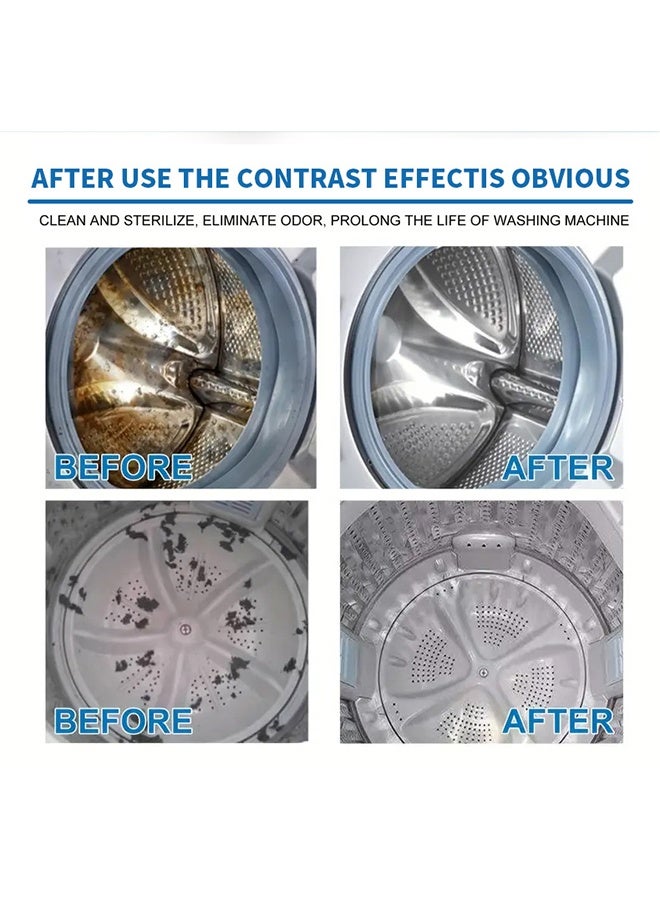مايبهو أقراص منظف الغسالة - أقراص التنظيف العميق للتحميل الأمامي وغسالات التحميل العلوي Inc. HE, مزيل العفن, مزيل الترسبات للأسطوانة وحوض الغسيل, آمن للصرف الصحي - Image 5