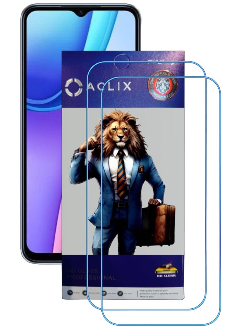 ACLIX 2 Pieces Antistatic ESD Dustproof Premium Quality High Definition Clear Tempered Glass Screen Protector Designed For Xiaomi Redmi Note 11R - Image 1