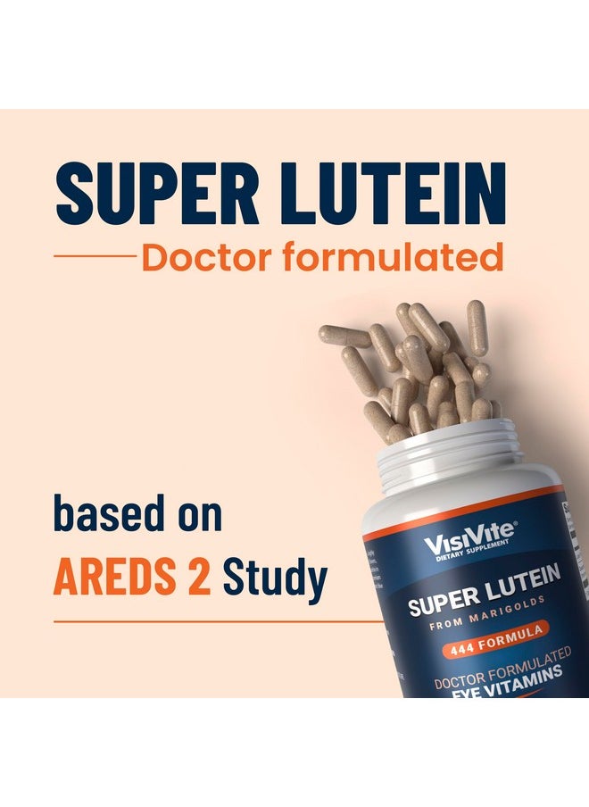 VisiVite Super Lutein 444 Eye - Unique & Clear Eye Vitamins - Lutein Max Vision Vitamins for Eyes - Zeaxanthin Plus Lutein Eye Vitamins - Clear Eye Supplements for Adults  - Image 4