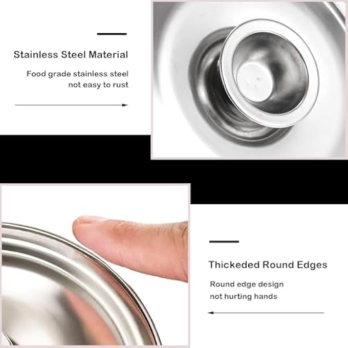 KASTWAVE Universal Pot Lid Great Stainless Steel 2Pack 12Cm  47 Inch Replacement Cover For Small Milk Pots Mini Saucepans Skillets And Serving Bowls  Durable Cookware Accessories - Image 3