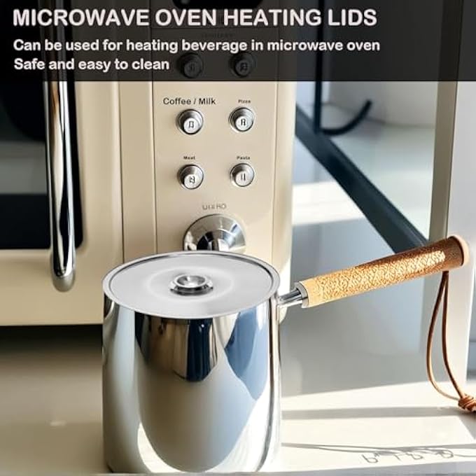 KASTWAVE Universal Pot Lid Great Stainless Steel 2Pack 12Cm  47 Inch Replacement Cover For Small Milk Pots Mini Saucepans Skillets And Serving Bowls  Durable Cookware Accessories - Image 4