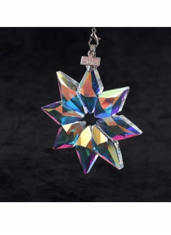 KASTWAVE Car Rear View Hanging Snowflake Crystal Mirror Pendant  - Image 2