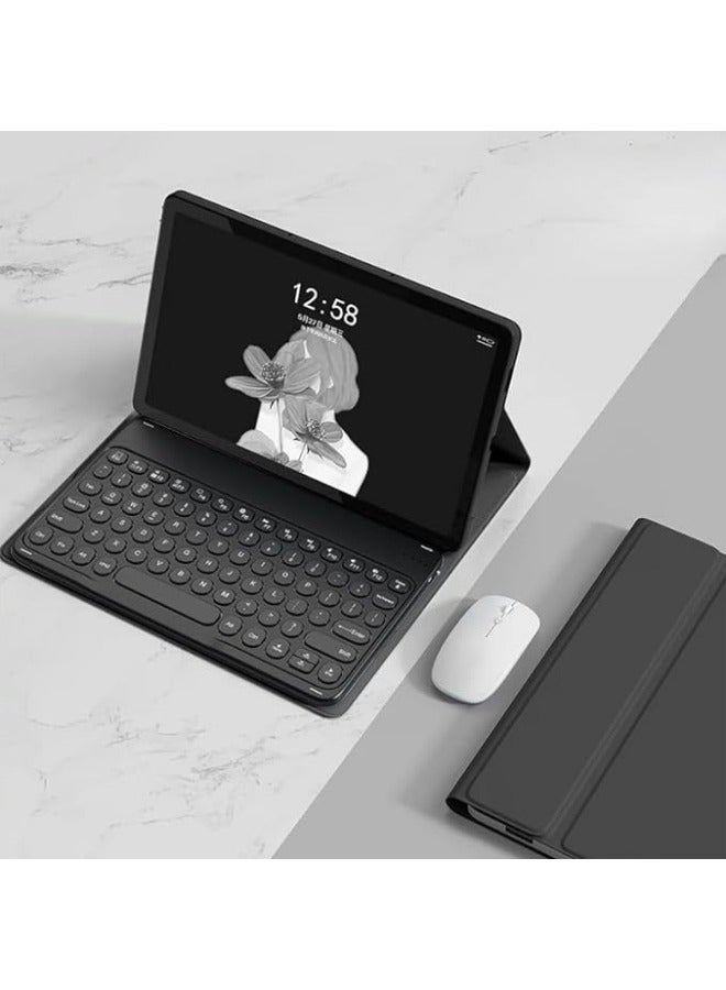 غطاء لوحة المفاتيح متوافق مع جهاز Lenovo Tab P11 الجيل الثاني 11.5 بوصة اللوحي 2023 ، مفاتيح لاسلكية قابلة للفصل جلدي ذكي مزود بفأرة لـ Gen 2.