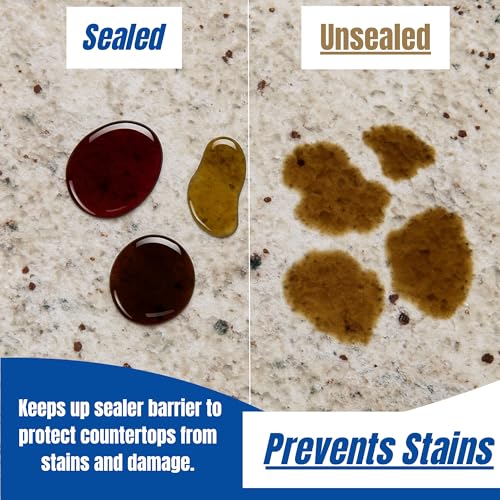 Black Diamond Stoneworks GRANITE PLUS! 2 in 1 Cleaner & Sealer for Granite, Marble, Travertine, Limestone, Ready to Use! (1-Gallon) - Image 3
