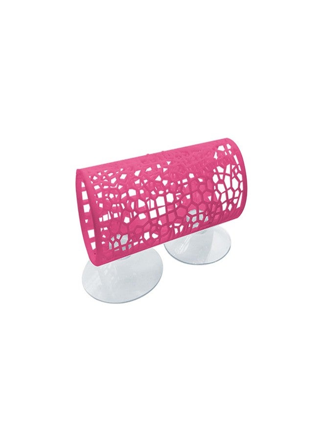 disclean Vibrant Pink Betta Fish Tunnel Cave - Decorative Hollow-Out Aquarium Hideout Ornament for Freshwater Fish Tanks, Perfect for Betta Fish to Play, Explore and Rest in Stylish Aquatic Decor - Image 1