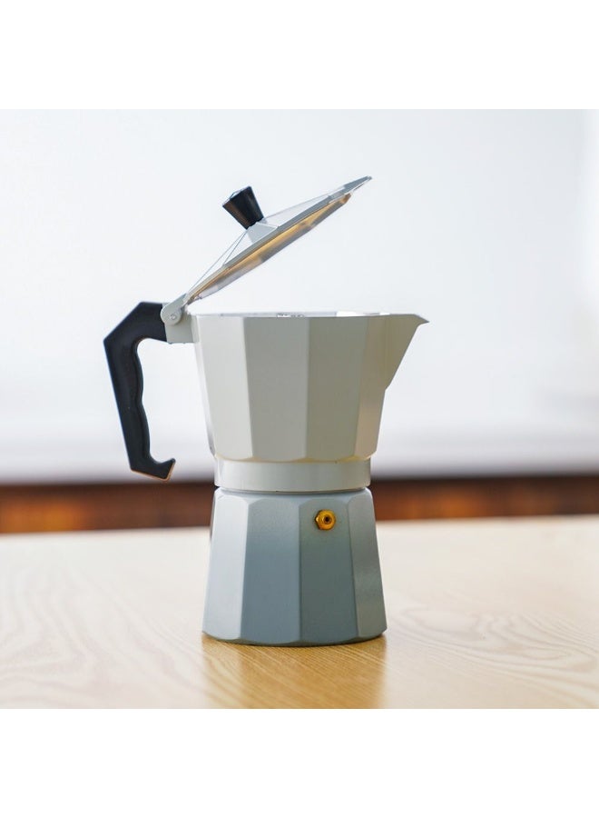 DANUBE HOME Danube Home Java Coffee Maker- 6Cups,300Ml | Aluminum,Stanless Steel Coffee Maker | Coffee Pot For Home Kitchen Dining - White - Image 3