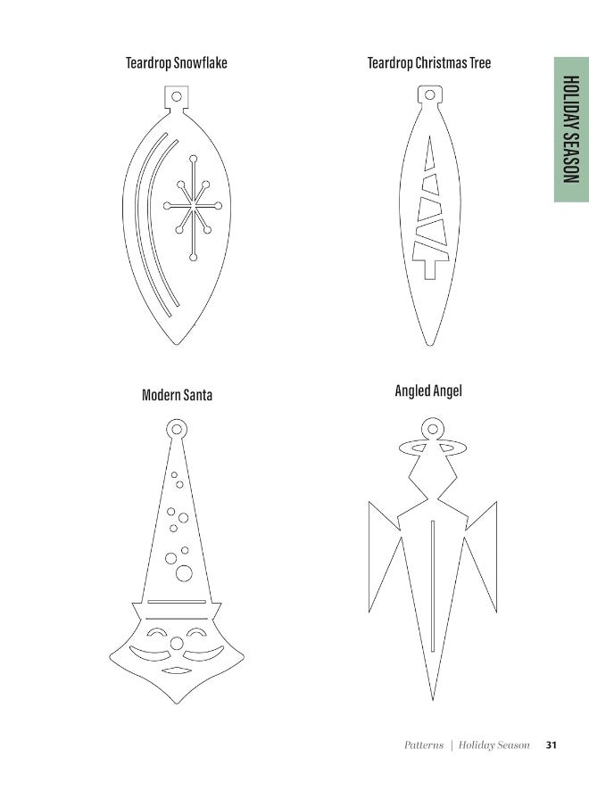 500 Patterns for Woodworking, Laser Cutting, and General Crafting: Full-Size Plans