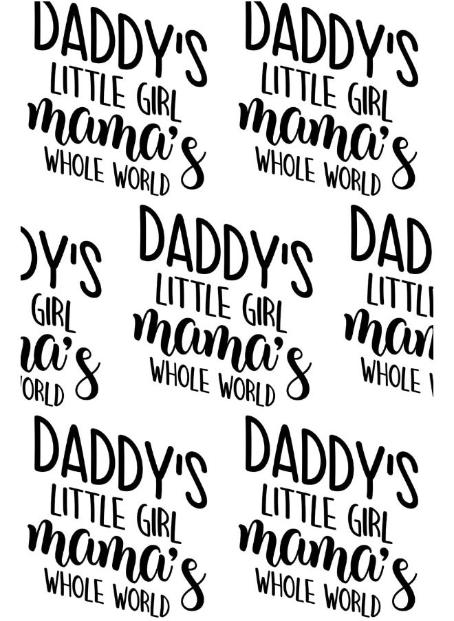 Daddy's Little Girl, Mama's Whole World Composition Notebook - Small Ruled Notebook - 6x9 Lined Notebook (Softcover Journal / Notebook / Diary)  - Image 1